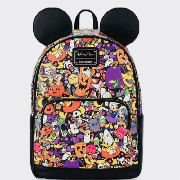 Loungefly Mickey & Friends Halloween Mini Backpack main image 4